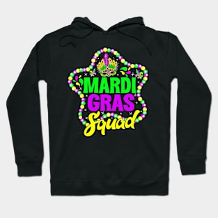 Mardi Gras Squad Funny Festival Party Costume Outfits Hoodie